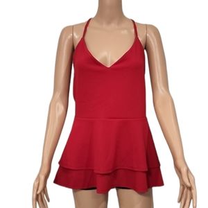 Rue21 O'DELILAH RED LACE TOP PLUS SIZE‎ 3X